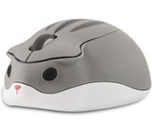 Lindo hámster forma ratón inalámbrico portátil viaje 1200DPI novedad óptico único pequeño ratón silencioso inalámbrico para ordenador portátil PC para niños regalo