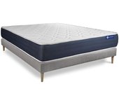 Pack colchón Actiflex sleep 135x190cm + Somier, Muelles ensacados y espuma viscoelástica, 3 zonas de confort