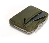 Japanese Men Wallet Earbuds Storage Bag Credit Card Holder Case for Boys Girls Journey Bank Card Organizer Zipper Coin Purse