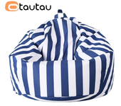 OTAUTAU Outdoor Bean Bag Pouf Cover Without Filler Waterproof Puff Salon Beach Garden Beanbag Chair Corner Seat Puf Sac DD046