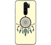 Tumundosmartphone Funda Gel Tpu para Xiaomi Redmi Note 8 Pro diseño Atrapasueños Dibujos