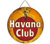 Vintage Round Beer Brand Wooden Sign Retro Wood Sign Poster Wall Art Hanging Board Decor for Bar Club Man Cave Home Fun Gift