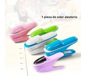7-page capacity non-stapler: Handheld mini safe for business and school paper binding!