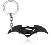 Bat Superman S Sign Metal Keychain Backpack Bag Decoration Pendant Necklace Men Boy Kids Fans Gift