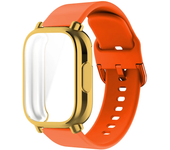 22mm Silicone Strap With Case For Xiaomi Redmi Watch 5 Active Lite Smart Watch Wrist Band And Case For Redmi Watch 5 Active Lite