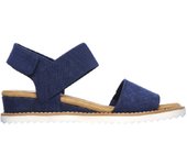 Skechers | Mujer | Sandalias Bobs Deser Kiss marino