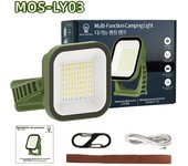 MOSLIGHTING Solar Outdoor Camping Light Portable Fast Charging LED Searchlight Tent Flashlight Power Outage Emergency Work Light
