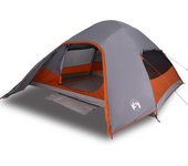 vidaXL Tienda de campaña iglú 4 personas tela opaca impermeable Color Blanco opaco,  Azul,  Gris y mas