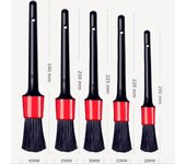 5pcs Detailing Brush Set Car Brushes Car Detailing Brush For Auto Cleaning Dashboard Air Outlet Wheel Wash Maintenance Tool