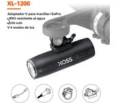 XOSS 1200 Lm Bike Light XL1200 Headlight Waterproof Type-C Rechargeable Front Lamp Bicycle Light Aluminum Ultralight Flashlight