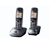 Panasonic KX-TG2512 - Teléfono (Teléfono DECT, Altavoz, 50 entradas, Identificador de Llamadas, Gris) [versión importada]
