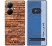 Funda Silicona para Vivo V29 Lite 5G diseño Ladrillo 04 Dibujos
