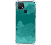Funda Silicona Antigolpes para Oppo A15 diseño Acuarela 06 Dibujos