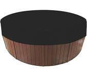 Impermeable resistente a la intemperie spa redondo jacuzzi protector Tapas con elástico para bañera al aire libre