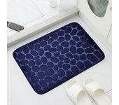Cobblestone Embossed Bathroom Bath Mat Non-slip Carpets In Wash Basin Bathtub Side Floor Rug Shower Room Doormat Memory Foam Pad