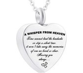 Colgante de urna de acero inoxidable para mejores amigos, recuerdo de cenizas conmemorativo, corazón, amistad, joyería de cremación, regalo de recuerdo para siempre, mejores amigos, collares con dijes