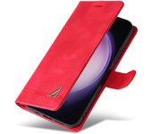 Skin Feel Wallet Case for Samsung Galaxy S24 S23 Ultra S22 S21 Plus S20 S21FE S20FE S23FE Card Holder Cover