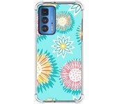 Funda Silicona Antigolpes para Motorola Edge 20 Pro diseño Flores 05 Dibujos