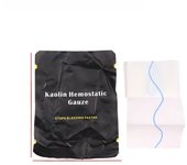 Kaolin Gauze Combat Hemostatic Outdoor Emergency Trauma Z-Fold Soluble For First Aid Kit Medical Wound Dressing