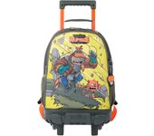 Totto Mochila infantil ruedas Brawlmaster M -Dimensiones:28.5 x 41 x 12.5 cm-Material: Poliester