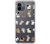 Funda Silicona Antigolpes para Xiaomi Redmi A1 diseño Perros Dibujos