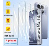 2-4Pcs Tempered Glass For Xiaomi Mi 14T 14 T Pro Screen Protectors Protective Glass Film