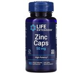 Zinc alta potencia, 50 mg, 90 cápsulas vegetales de Life Extension