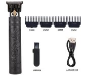 Haircut Razor for Men Rechargeable Clipper Shaver Adult Electric Vintage Clipperrazor Home USB Charging Barber Shop Black Dragon