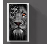 Case for Samsung Galaxy S24 Ultra S25 Plus S23 5G S22 FE S21 S20 S25+ S24+ S23+ Silicone Funda Phone Cover Lion Alpha Male