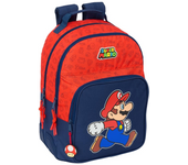 Mochila Doble Adaptable a Carro Super Mario "Trick" 32X42X15Cm (Safta 612508773)