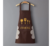 Apron Waterproof Oilproof Can Wipe Hands Kitchen Work Clothes Home Cooking Cleaning Men and Women Universal Sleeveless Apron