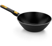 Bra - Wok Origen, 28 cm, Aluminio Reciclado, Antiadherente Plus, Sin PFOA, Mango Desmontable, Apto Todo Tipo de Cocinas