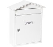 ARREGUI Visit Buzón Exterior de Acero Tamaño M (Correo DIN A4 y Revistas) | Buzón de Pared Mediano | Buzón de Correo Individual | Antilluvia | Fácil de Instalar
