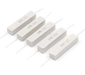 5PCS 10W 5% Cement Resistor Power Resistance 0.1 ~ 10K 0.1R 0.5R 10R 50R 0.22 0.33 0.5 1 2 5 8 10 15 20 25 30 100 1K 2K 3K ohm
