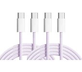 1-3PCS PD 60W USB C to Type C Cable for iPhone 16 Pro Max PD Fast Charging USB C Data Cord for  Xiaomi 14 Redmi Oneplus Samsung
