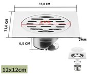 Stainless Steel Floor Drains Anti-odor Drainer Shower Strainer Cover Washing Machine Ground Leakage Kitchen Bathroom Hardware