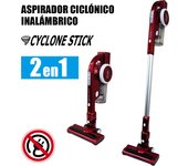 Aspiradora sin Cable 2 en 1 Silvano, Aspiradora Inalámbrica, Aspirador de Mano, Autonomía hasta 40 Minutos Modo ECO, Luces LED, Capacidad 1L, Sofa, Cama, Muebles,