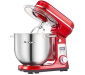 Batidora amasadora Batidora Amasadora Biolomix Mezclador de cocina eléctrico, robot de cocina de 6 velocidades con cabeza inclinable y cuenco de acero inoxidable de 6 L,gancho para amasar,batidor plano,batidor y cubierta antisalpicaduras
