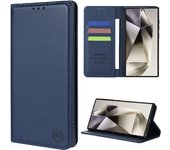 Wallet Skin friendly Card Slot Magnetic Flip Leather Case For Samsung Galaxy S25 Edge S24 FE S23 Ultra S22 S21 S20 S10Plus Cover