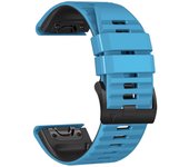 Correa de Silicona para Garmin Fenix 8 - 51mm / Fenix 7X Pro / Fenix 6X Pro / Enduro 3 / Epix 2 Pro 51mm, Banda Deporte Conectores Quickfit 26mm