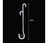 50pcs J Shaped Fruit Cherry Tomato Ear Hook Garden Vegetable Plant Grape Support Vines Fastener Clips Trellis Fixed Buckle Hook