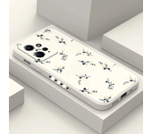 Nice Flowers Square Silicone Phone Case For Xiaomi Redmi Note 13 12 Pro Plus 5G 12S 11S 11 10S 10 Redmi 12 Shockproof Soft Cover