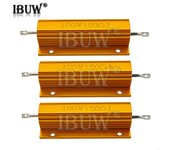 100W 0.01 ~ 100K Aluminum Power Metal Shell Case Wirewound Resistor 0.1 0.5 1 1.5 2 6 8 10 20 100 150 200 300 1K 10K ohm RX24