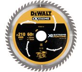 Dewalt DT99567-QZ - Hojas para Sierra Circular Estacionaria XR EXTREME RUNTIME 210mm x 30mm 60D