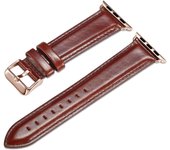 Leather strap for apple watch band 4/5/6/7/8/9 45mm for Apple Watch 42mm 40mm replacement bracelet for iwatch Ultra49mm