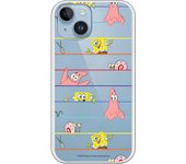 Funda original compatible con Iphone 14 Pluscon diseño de Bob Esponja Multipersonaje Arcoiris