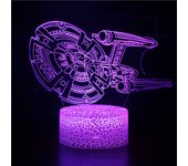 Anime Yoda Baby 3D Lamp LED Illusion Night Light Color Changing Lampara for Kids Bedroom Decor Nightlight Manga Groot Table lamp
