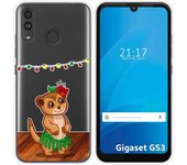 Funda Silicona Transparente para Gigaset GS3 diseño Suricata Dibujos