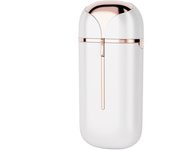 Nuevo depilador facial para mujer, mini depilador de lápiz labial, afeitadora eléctrica para vello púbico, partes privadas, cabezal doble flotante