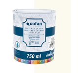 Cofan | Pintura a la tiza Chalk Paint | Adecuada para restauración y decoración de muebles | 750 ml | Blanco Tiza